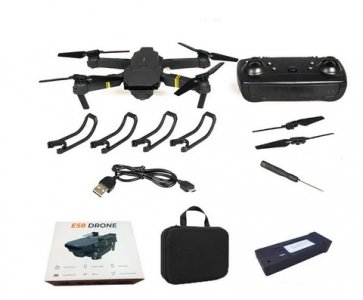 E58 Mini RC Drone with HD Camera Wifi Fpv Photography Quadcopter Foldable Fixed Height Professional Drones Gifts Toys for Boys